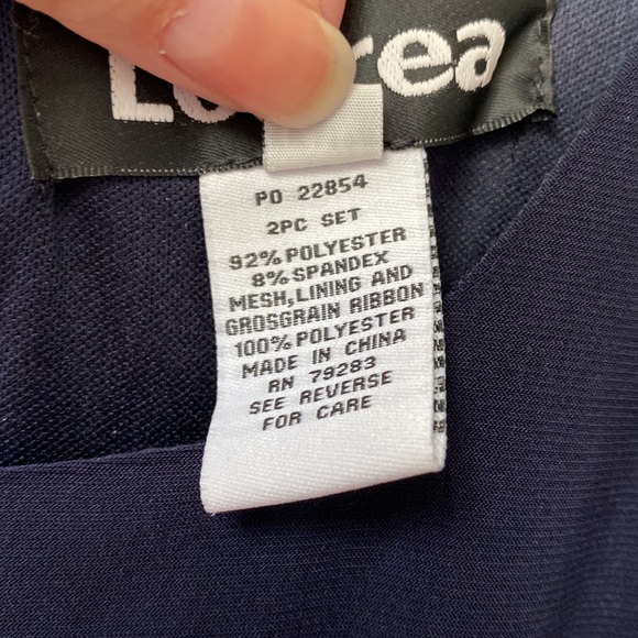 Navy blue formal dress with matching blazer - Picture 14 of 14